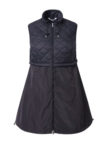 MIAMODA Long-Weste in schwarz
