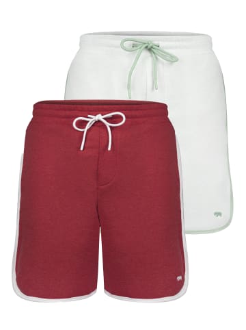 Felix Hardy Jogger Short in Bordeaux - Hell Grün