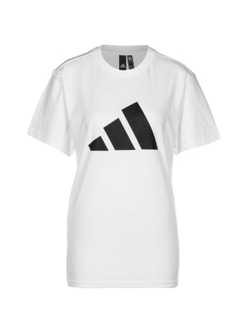 Adidas Sportswear T-Shirt Future Icon Logo in weiß / schwarz