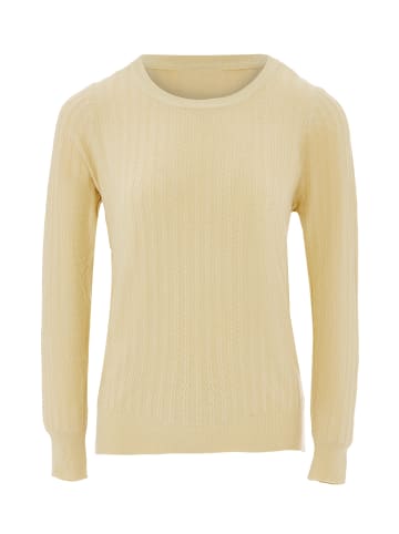 Sidona Damen Strickpullover in Hellbeige