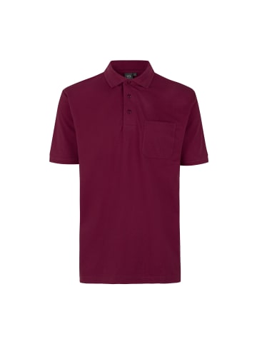 PRO Wear by ID Polo Shirt brusttasche in Bordeaux