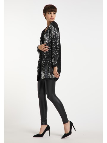 myMo at night Damen Strickjacke in Schwarz