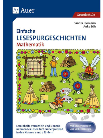 Auer Verlag Einfache Lesespurgeschichten Mathematik 1/2 | Lerninhalte vermitteln und...