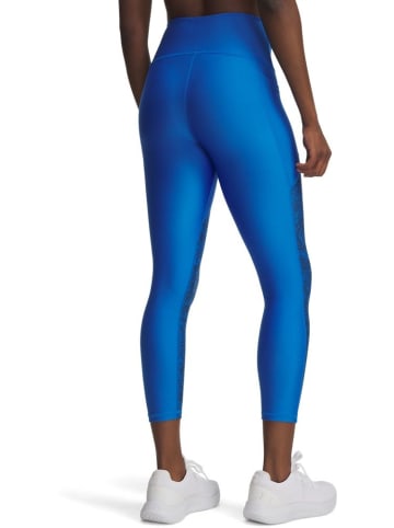 Under Armour Leggings "Tech Print Panel Ankle Leg" in Blau
