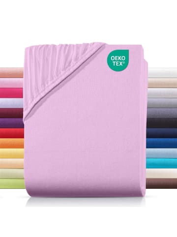 Carpe Sonno Jersey Spannbettlaken in Rosa