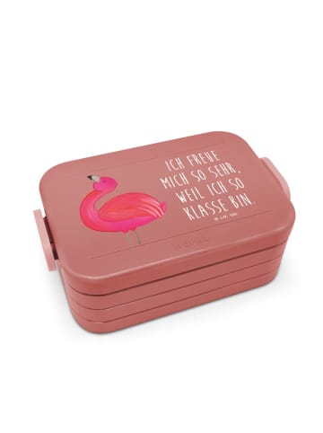 Mr. & Mrs. Panda MEPAL Bentobox Flamingo Stolz Motiv mit Spruch in Rot Pastell