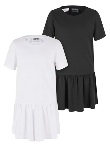 Urban Classics Day Dress in white+black