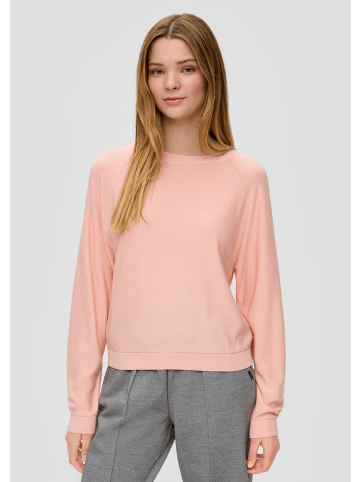 QS Strickpullover langarm in Pink