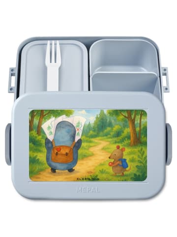 Mr. & Mrs. Panda MEPAL Bentobox Pinguin & Maus Wanderer Design o... in Blau Pastell
