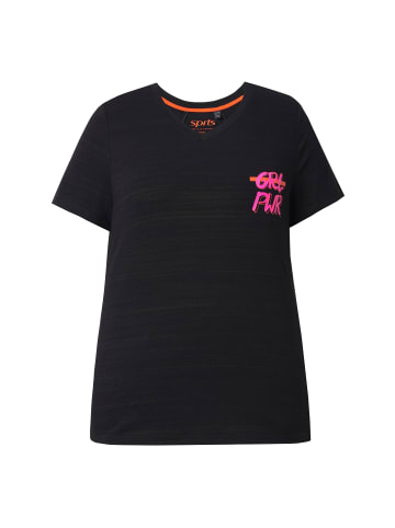 Ulla Popken Shirt in schwarz
