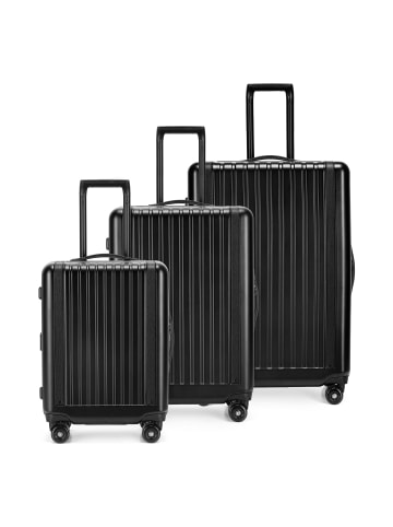 Epic Atlas 4 Rollen Kofferset 3-teilig jet black