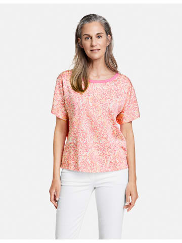 Gerry Weber T-Shirt 1/2 Arm in Lila/Pink/Rot/Orange Druck