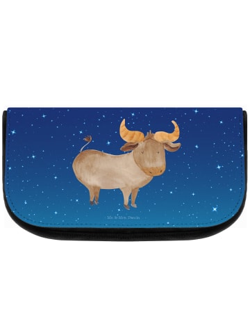 Mr. & Mrs. Panda Schminktasche Sternzeichen Stier ohne Spruch in Sternenhimmel Blau
