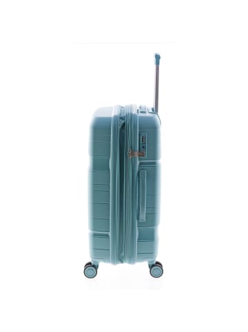 Gladiator 3800 4 Rollen Trolley 67 cm mit Dehnfalte blue