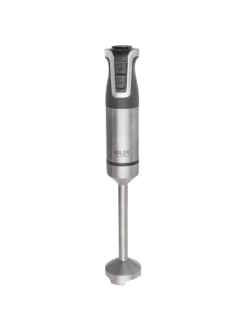 Adler Europe G Stabmixer-Set 1800 W, 20 Geschwindigkeitsstufen + Turbo in Grau in Grau