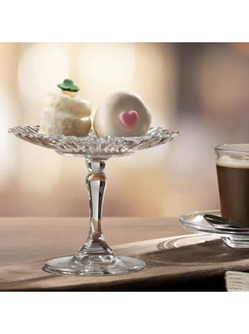 Pasabahce Mini Patisserie Platte mit Fuß, in Schwarz