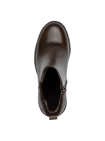 Tamaris WIDE FIT Chelsea Boot in MOCCA NAPPA