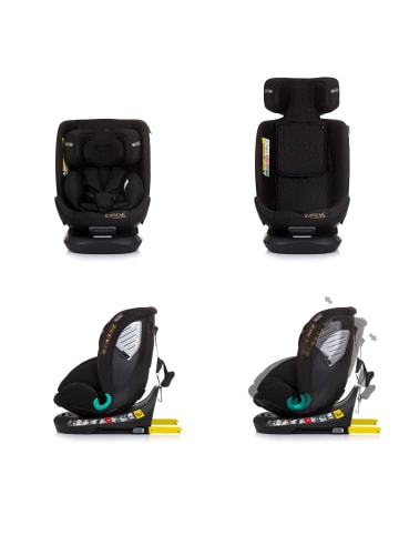 Chipolino i-Size Kindersitz Supreme in schwarz