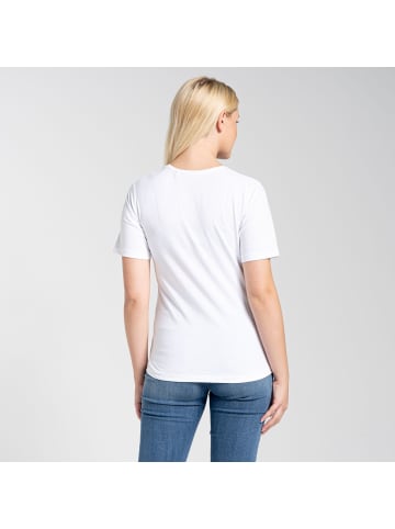 Craghoppers T-Shirt Ally in Optic White Sunst