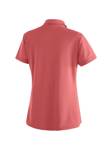 Maier Sports Ulrike Da-Polo 1/2 Arm in Rot4541