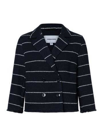 More & More sportiver 3/4 Arm-Kurzblazer, gestreift in stripes