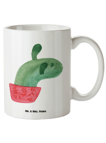 Mr. & Mrs. Panda Haferl Kaktus Mama ohne Spruch in Weiß