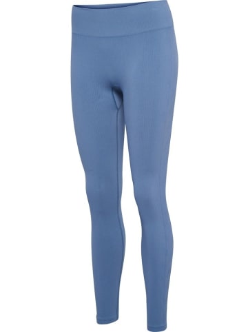 Hummel Leggings "Hmlmt Adapt Seamless Mw Tights" in Blau