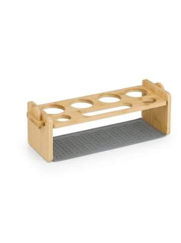 relaxdays Flaschenhalter in Natur - (B)43 x (H)14 x (T)14,5 cm