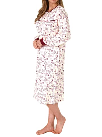 NORMANN Nachthemd Kuschelinterlock - 69631 in creme