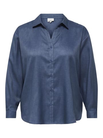 ONLY Carmakoma Hemd in Dark Denim