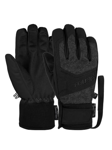 Reusch Fingerhandschuh Torby R-TEX XT Junior in blck melange/blck/blck