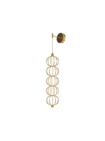 Licht-Erlebnisse Wandlampe EEK G (B)13.9 x (H)69.8 cm in Gold