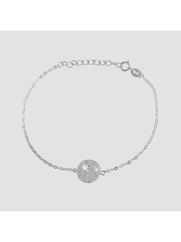 Adeliás Damen Anhänger aus 925 Silber mit Zirkonia in silber