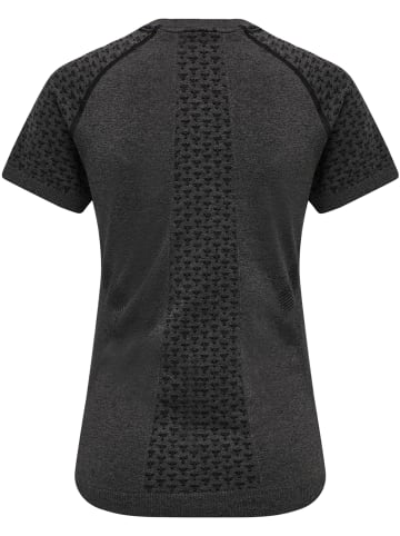 Hummel Hummel T-Shirt Hmlci Yoga Damen Dehnbarem Feuchtigkeitsabsorbierenden Nahtlosen in BLACK MELANGE