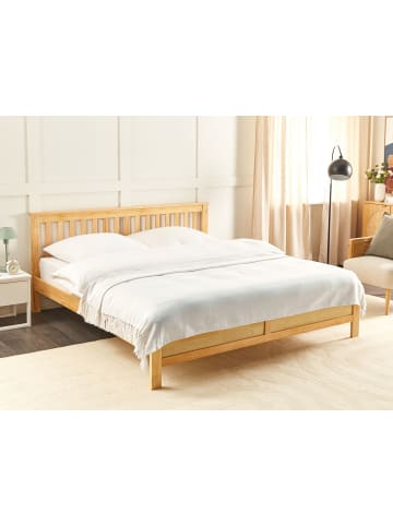 Beliani Kuscheldecke AMPARA in Weiß - (W) 200 x (H) 1 x (L) 220 cm