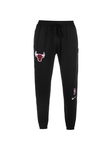 Nike Performance Jogginghose NBA Chicago Bulls Showtime in schwarz / weiß