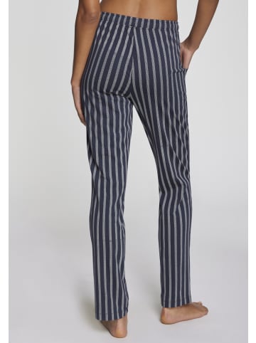 VIVANCE DREAMS Pyjamahose in dunkelblau-gestreift
