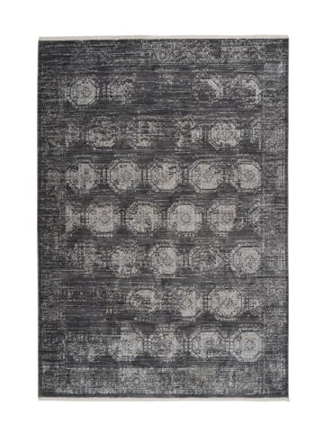 Arte Espina Kurzflor Teppich Baroque 725 in anthrazit - rechteckig