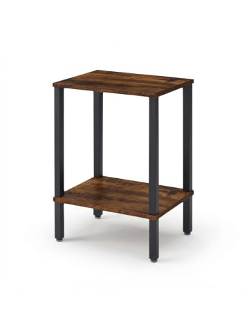 Beistelltisch in Braun/ Schwarz - (B)38 x (H)55 x (T)30 cm