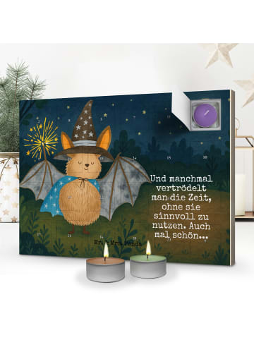 Mr. & Mrs. Panda Adventskalender Fledermaus Zauberer Design mit ... in Weiß