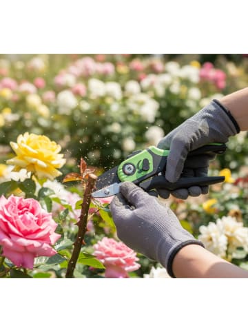 greemotion Ambossschere 20 cm mit SK5 Klinge & Griffweitenverstellung in Schwarz