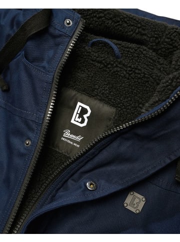 Brandit Winterjacke "Essential Jacket" in Blau