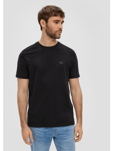 s.Oliver T-Shirt kurzarm in Schwarz