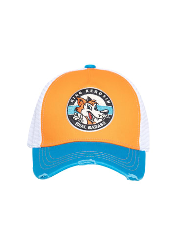 King Kerosin King Kerosin Trucker Cap Real Badass in orange