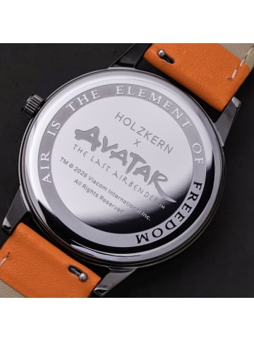 Holzkern Armbanduhr Avatar™ Air Nomads Ahorn/Orange