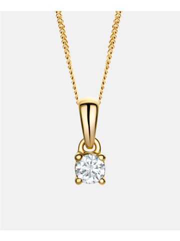 Diamant L'éternel Halskette aus 585 Gelbgold mit 0.15 Karat Diamant