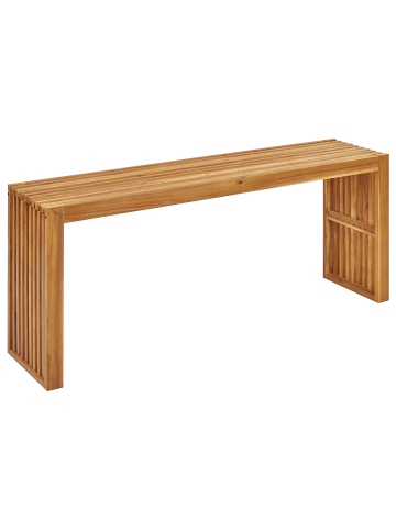 Beliani Couchtisch BELLANO in Braun - (W) 35 x (H) 60 x (L) 150 cm