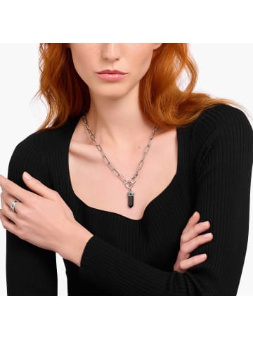 Thomas Sabo Anhänger Schwarzer Onyx In Kristallform Silber in silber, schwarz