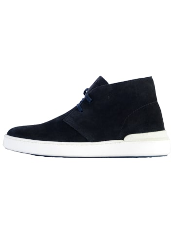 Clarks High-Top-Derby aus Leder, Courtlite DBT Blau