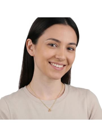 Noelani Kette mit Anhänger Silber 925, gelbvergoldet in gold